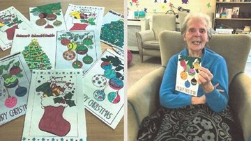 Brixworth Residents receive surprise Christmas cards from Santa and Children in France